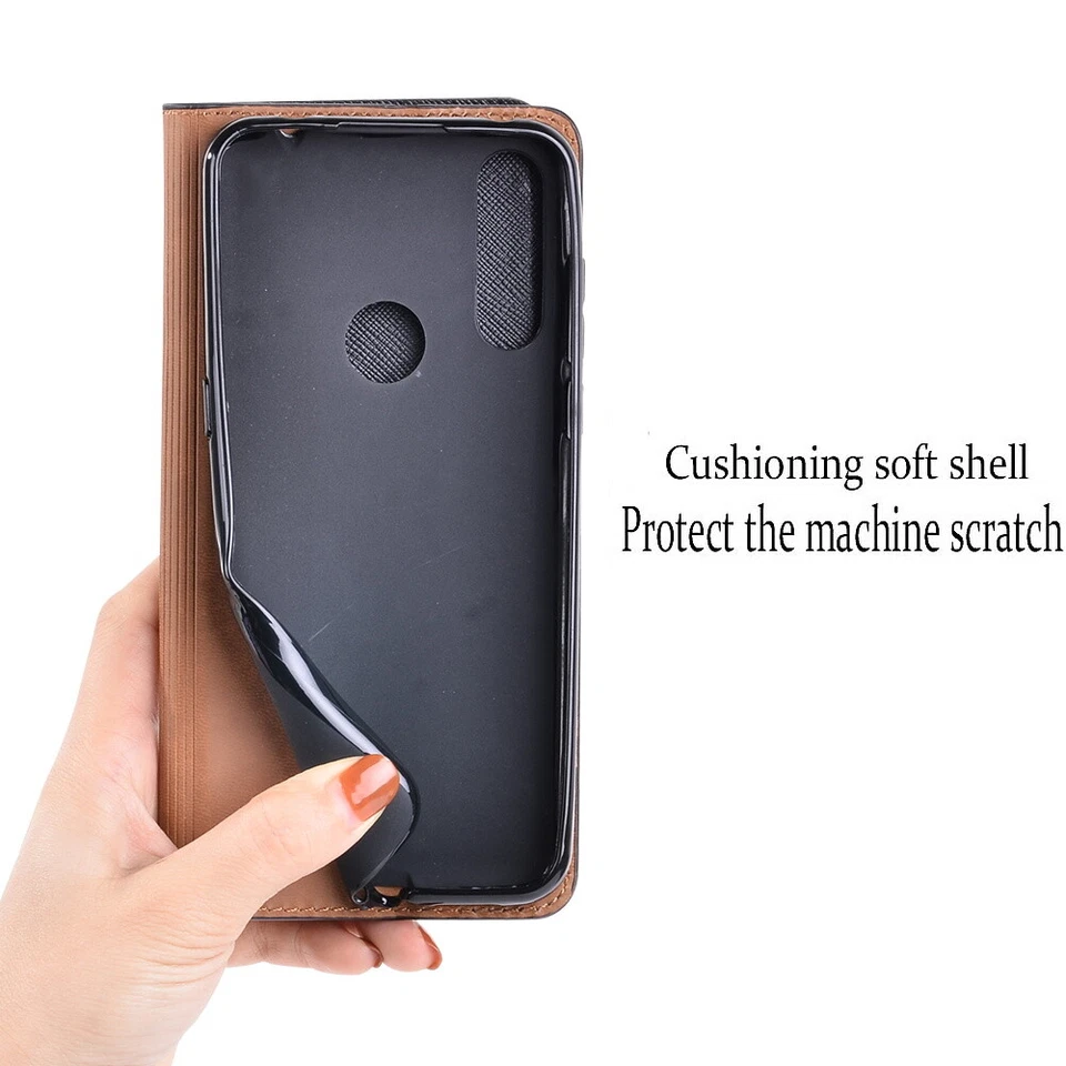 PU Leather Stand Wallet Cover Case - For Alcatel 1S 2020/1V 2020/Alcatel 3L 2020 - Image 3 of 4