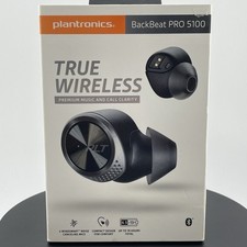Plantronics BackBeat PRO 5100 Wireless Bluetooth Headphones Black Open Box New