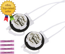 Light Socket Wire Harness Pigtail Repair Kit 2Pcs Led/Standard Bulbs 4114