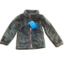 Columbia Sherpa Jacket Full Zip Toddler Sz 3T Grey NWT
