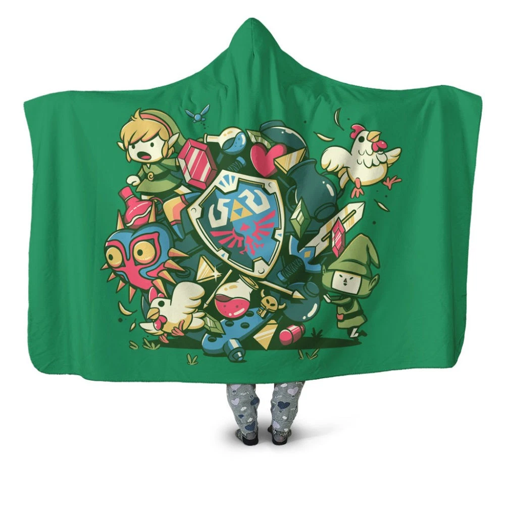 Katamari Hooded Blanket, Wearable Cozy Cover for Fans