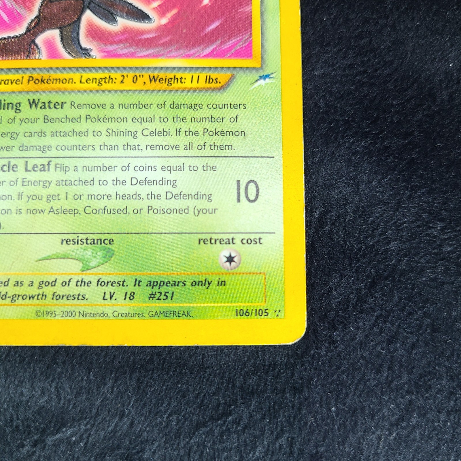 Shining Celebi 106/105 Neo Destiny Holo