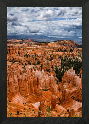 Bryce Canyon Orange Hoodoo Gerahmtes Wandbild Poster Leinwanddruck Bild