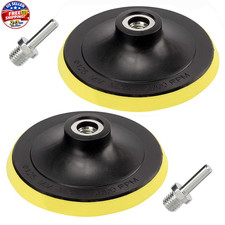 2 Pack 5 Inch Hook and Loop Backing Pad Sanding Holder Polishing Backer Plate