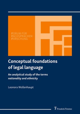 Conceptual foundations of legal language Leonora Wollenhaupt Taschenbuch 2026