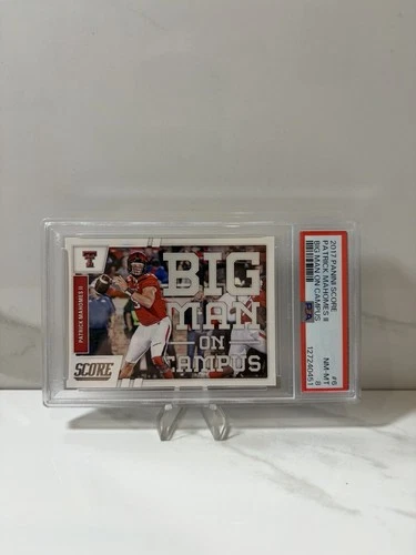 2017 Score Big Man On Campus Patrick Mahomes II PSA 8