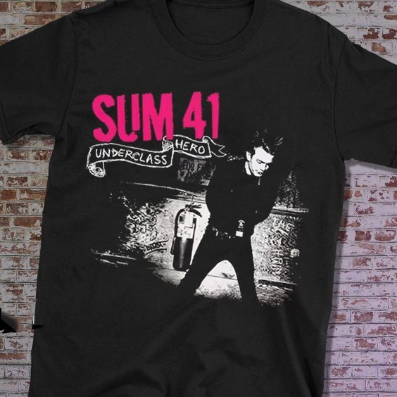 New! Sum 41 Underclass Hero T-Shirt Full Size S to 5XL QA144