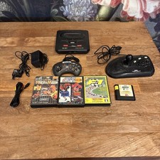 Sega Mega Drive 2 Black Console With Games Bundle And Joystick