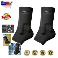 Pro Ankle Pads Ice Skating Hockey Adult Pair Patented Pain Reduction Comfort