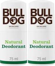 Patchouli Scented Natural Deodorant Roll-On - 75ml x 2 for Lasting Freshness