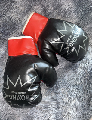 Boxing Champion Kids Unisex Sparring Gloves 8 oz Size S Black/Red