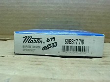 Martin 50BS17 7/8" Bohr Rollenkettenrad 50 Kette 17 Z&auml;hne - Neu In Der Box