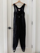Vintage Obermeyer Ski Bib Overall Ski Suit With Stirrups Made in Austria Sz 10R
