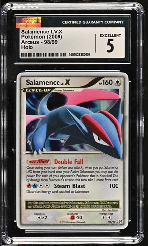Salamence LV.X graded CGC 5 for sale on eBay
