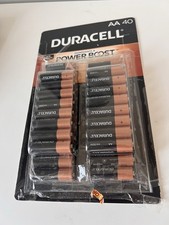 Duracell Coppertop AA Batteries 40 Count Full Pack Power Boost Exp MAR 2034