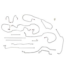 Complete Brake Line Kit 2003-04 Silverado Sierra 1500 4WD Stainless Steel
