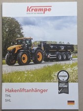 KRAMPE THL/SHL Hakenliftanhänger Kipper Prospekt Traktor Schlepper