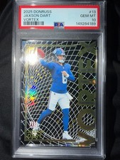 Panini Donruss 2025 Vortex Jaxson Dart #13 Rookie Insert PSA 10 New York Giants