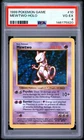 1999 POKEMON BASE SET UNLIMITED #10 MEWTWO-HOLO PSA 4