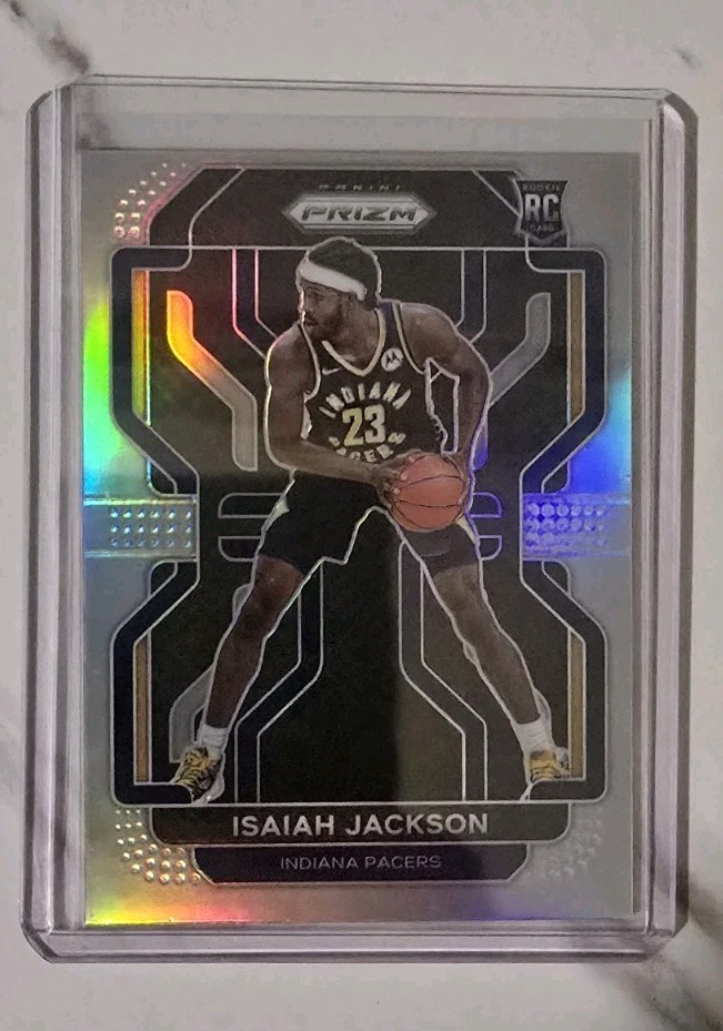 2021-22 Panini Prizm #309 Isaiah Jackson Silver Rookie Card Indiana Pacers