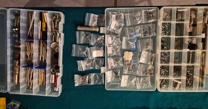 ALL KINDS OF BAMBOO FLY ROD RESTORATION PARTS MUST SEE!!!! TONS OF PARTS!!!
