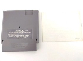 RoadBlasters Aut&eacute;ntico Juego Nintendo NES con Manual PROBADO FUNCIONA