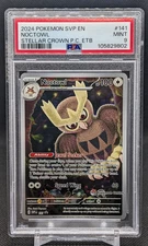 NOCTOWL 141 PSA 9 SV BLACK STAR PROMO POKEMON CENTER STAMPED