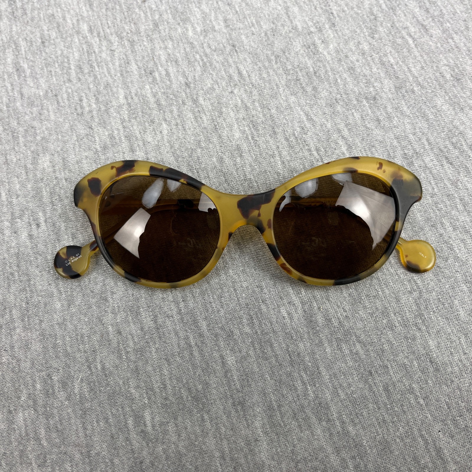 LA Eyeworks Cat Eye Tortoise Shell Sunglasses Wom… - image 13