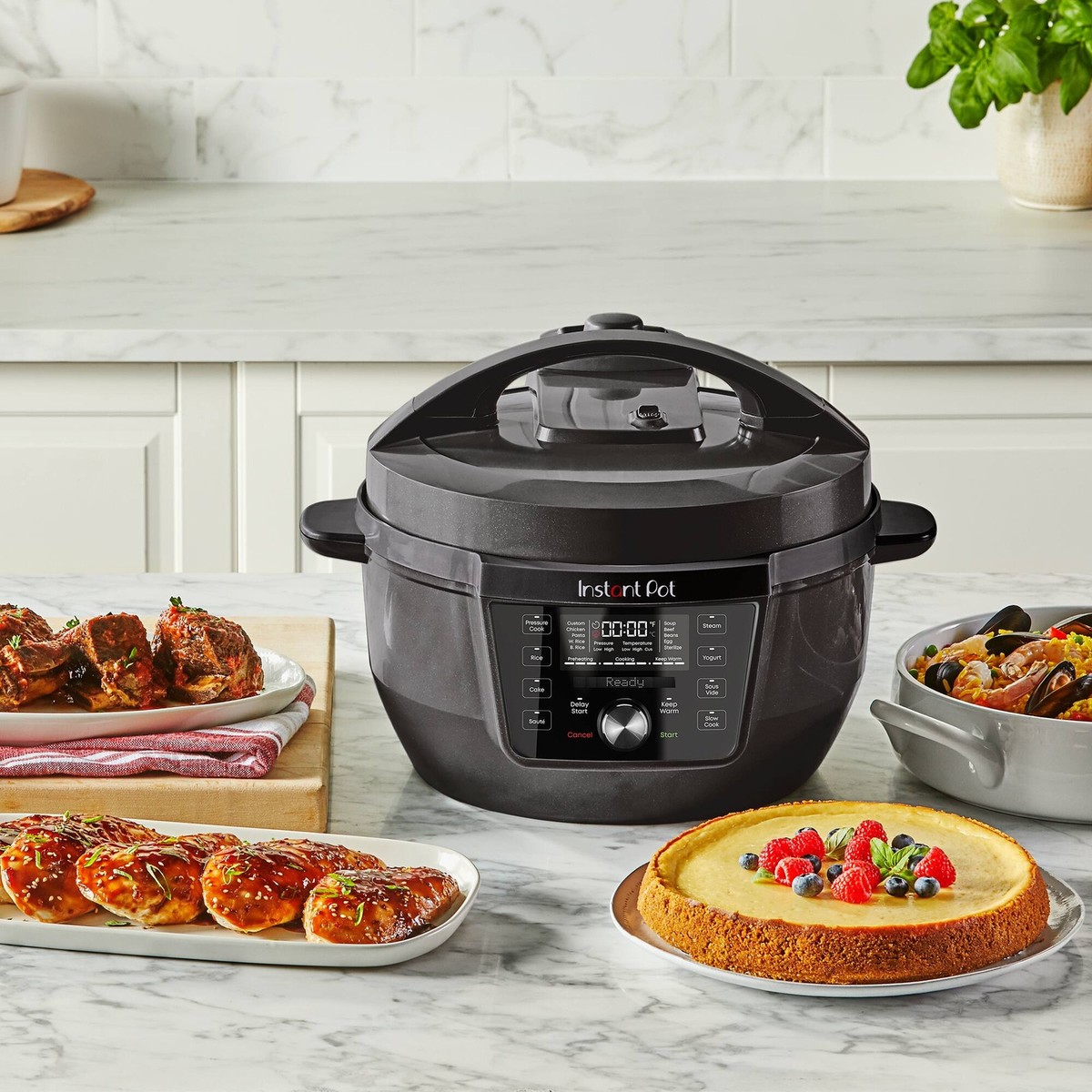 Instant Pot電気圧力鍋ELECTRIC PRESSURE COOKER Instant Pot 6Qt DUO 7-in-1 Multi-Cooker, Pressure Cook, Slow