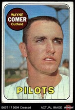 1969 Topps #346 Wayne Comer Pilots 1.5 - FAIR