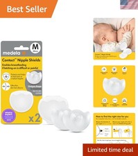 20mm Food Grade Silicone Nipple Shields - Ideal for Flat or Inverted Nipples