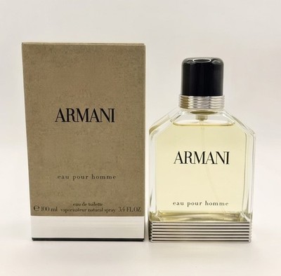 Armani Eau Pour Homme By Giorgio Armani 3.4 oz / 100 ml Edt Spray for men.NIB