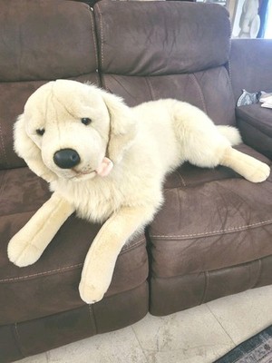 E&J Prima Classic Collection 40  Golden Retriever Plush Dog 