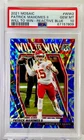 2021 Will to Win - Blue Reactive Mosaic #'d Prizm /99 Patrick Mahomes II PSA 10