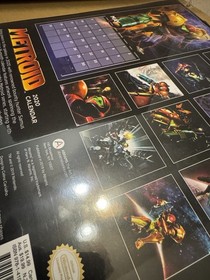Metroid 2020 Calendar Official Nintendo Samus Prime Fusion Wall Art NES SNES