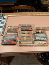 Vintage N Scale Lot 18pc - Bachmann Engines, MRC Rolling Stock  Power Pack