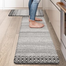 Kitchen Mats for Floor 2 Piece, Anti Fatigue Mats for Kitchen Floor, Cushione...