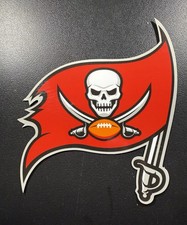 Tampa Bay Buccaneers  NFL MAGNET 6 3/4” x 5 1/2” Large Team Logo Magnet Frig