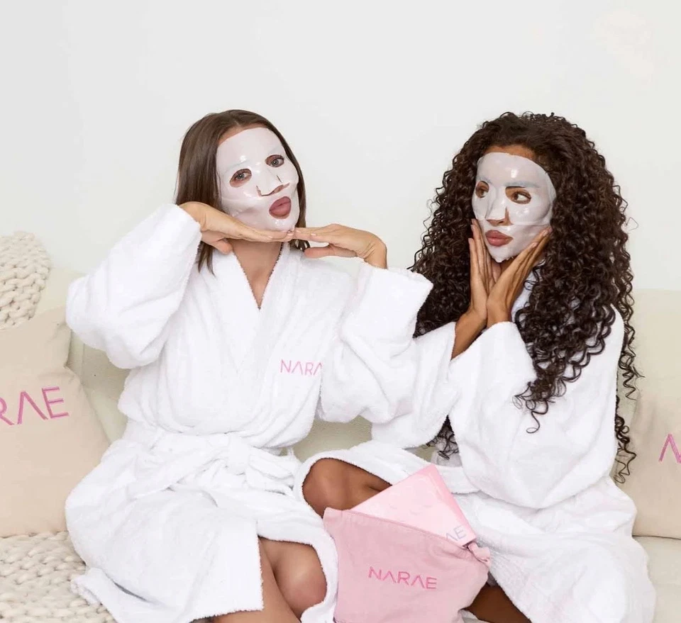 NARAE -Korean glass mask- 4x 30g hydrating and brightening SINGLE MASKS - Image 3 of 4