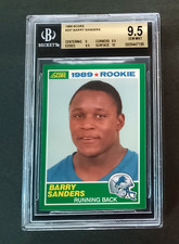 1989 SCORE RC #257 BARRY SANDERS BGS 9.5 (10,9.5,9.5,9) GEM MINT ROOKIE #5447195