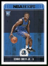 2017-18 Hoops #259 Dennis Smith Jr. Dallas Mavericks Rookie