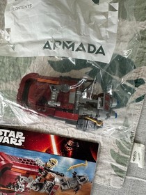 LEGO Star Wars: Rey's Speeder (75099) 100% complete.