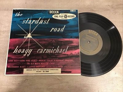 hoagy carmichael 10'' decca mono DL 5068 jazz piano 1949 8 hits stardust road!