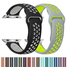Sport Band Silicone iWatch Strap For Apple Watch Ultra 11 10 9 8 7 SE 6 5 4 49mm