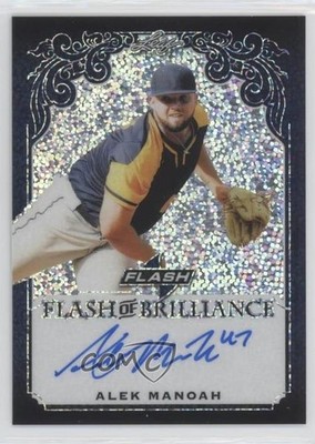 2019 Leaf Flash of Brilliance Blue 33/50 Alek Manoah #FB-AM2 Auto m2a