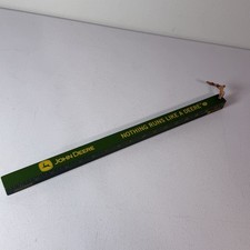 Vintage John Deere 18" Wooden Advertising Yardstick Nothing Runs Like a Deere