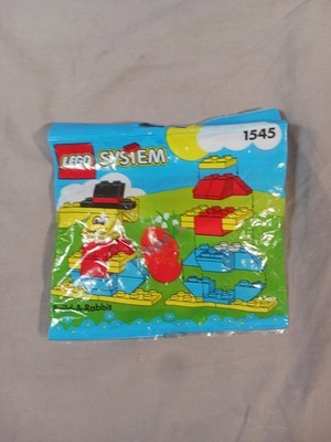 Vintage Lego System 1545 Build-A-Rabbit Set 1992 New Sealed Polybag