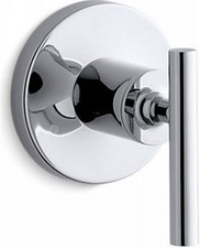 KOHLER K-T14491-4-CP Purist Valve Trim, One Size, Polished Chrome