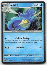 Seadra 011/064 Shrouded Fable Cosmos Holo Promo