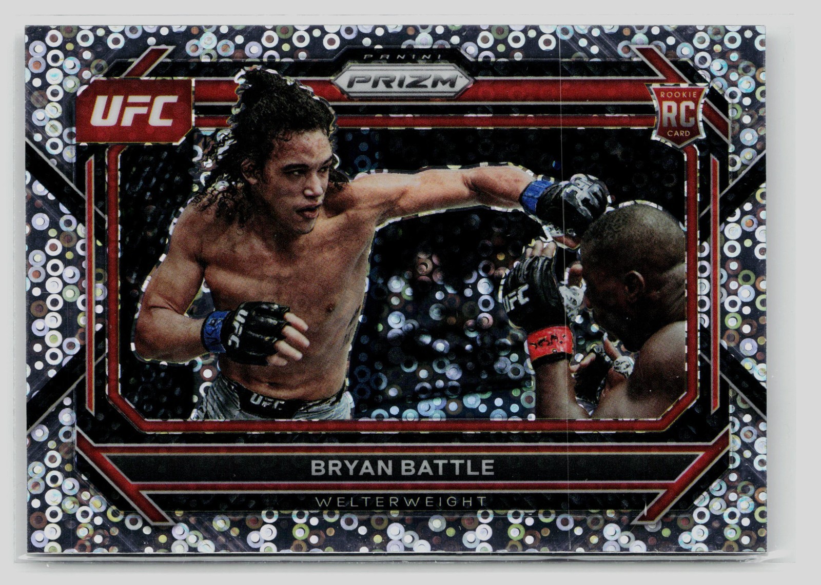 2023 Prizm UFC Bryan Battle #58 Disco Prizm Rookie